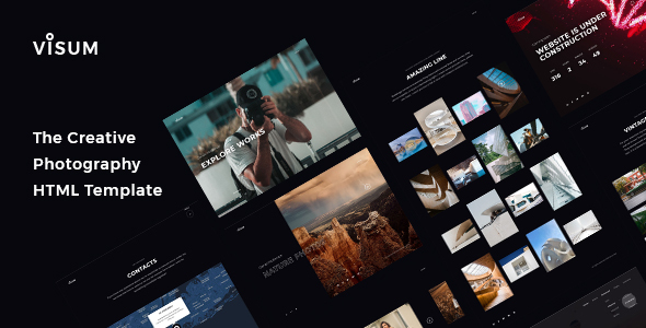 Visum - Creative AJAX Photography Template