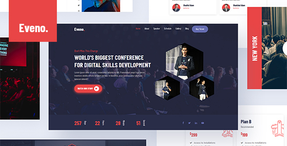 Eveno - Event & Meetup Conference Template