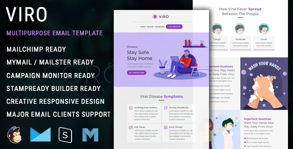 Viro - Multipurpose Responsive Email Template