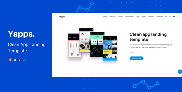 Yapps — App Landing Template