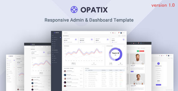 Opatix - Admin & Dashboard Template