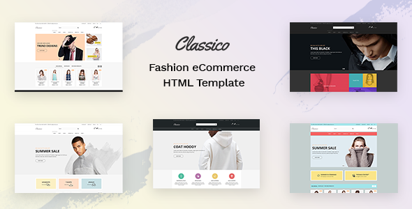 Elegant Fashion Website Template Using Bootstrap 5 - Classico