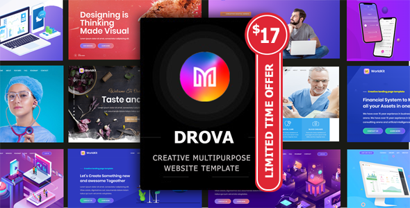 Drova - Creative Multipurpose Onepage Template