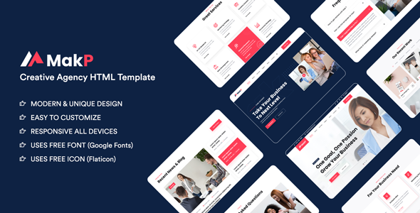 Makp – Creative Agency HTML Template