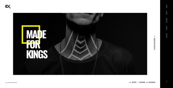 Kingex - Creative Portfolio Template