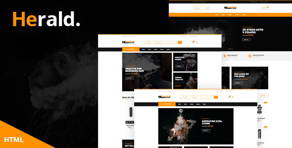 Herald - Vape Store HTML Template