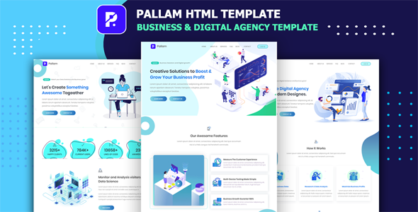 Pallam - Corporate Business & Digital Agency Template