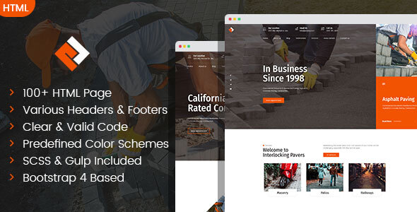 Pawex - Paving Contractor HTML Template