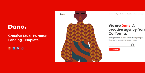 Dano — Creative Multi-Purpose Landing Template