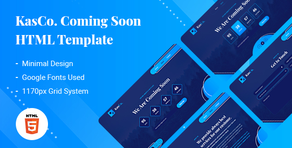 KasCo - Creative Coming Soon HTML5 Template