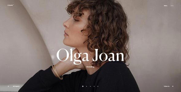 Canela - Creative HTML Ajax Portfolio Showcase Slider Template