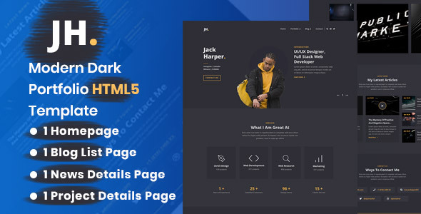Palun - Personal Portfolio HTML Template