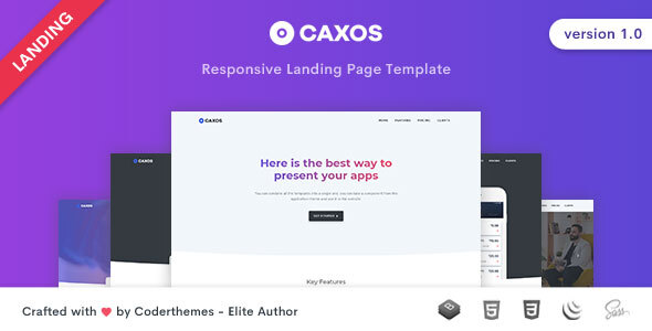 Caxos - Landing Page Template