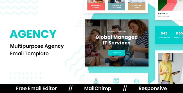 Agency - Responsive Email Template For Agency With Free Email Editor