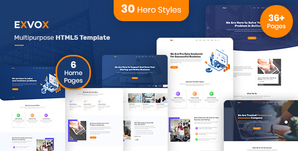 Exvox - Multipurpose HTML5 Template