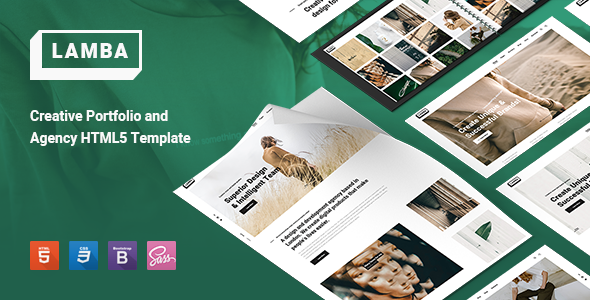 Lamba - Creative Portfolio & Agency HTML5 Template