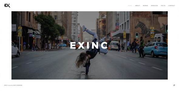 Exinc - Creative Personal Portfolio Template