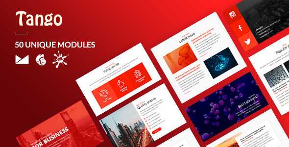 Tango Email-Template + Online Builder