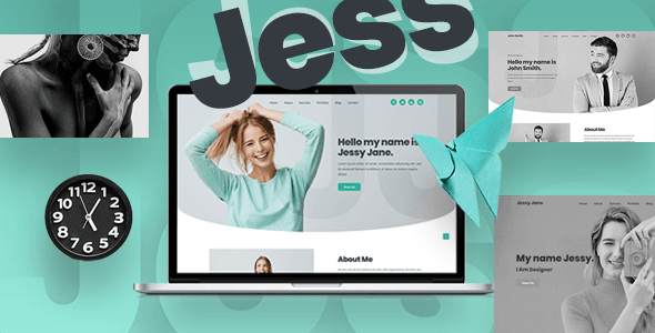 Jess - Personal, Portfolio, CV & Resume Website Template