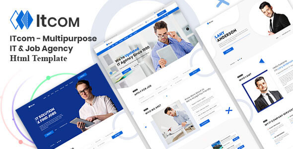 ITcom - Multipurpose IT & Job Agency HTML Template