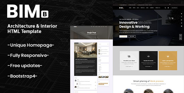 BIM - Architecture & Interior HTML template
