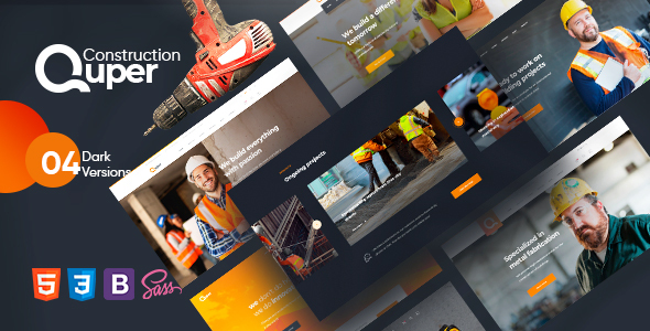 Quper - Construction HTML5 Template