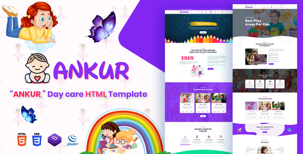 Ankur Day Care HTML Template