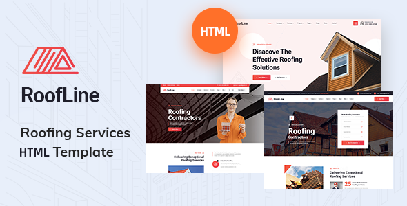 RoofLine - Roofing Services HTML5 Template