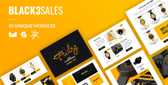 Black3Sales Email-Template + Online Builder