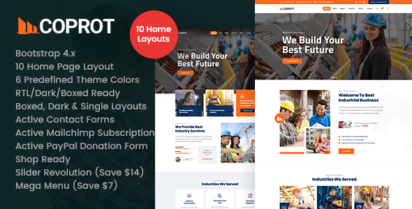 Coprot - Factory Industrial HTML Template