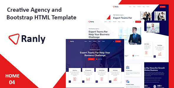 Ranly - Creative Agency Bootstrap HTML Template