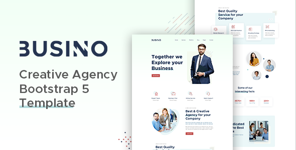Busino - Creative Agency Bootstrap 5 Template