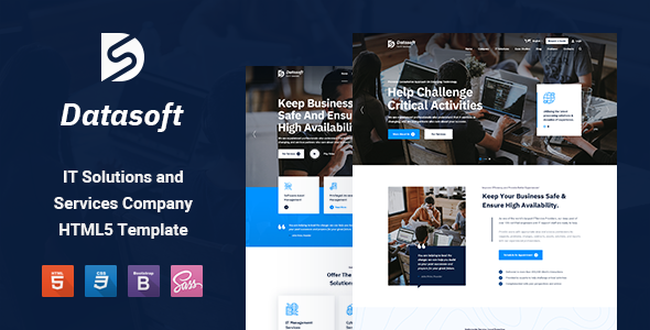 Datasoft - IT Solutions & Services HTML5 Template