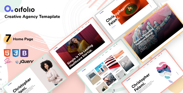 Oifolio- Creative Agency Bootstrap HTML Template