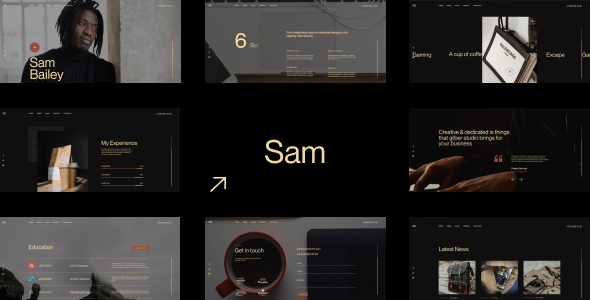 SamBailey - Personal CV/Resume HTML Template