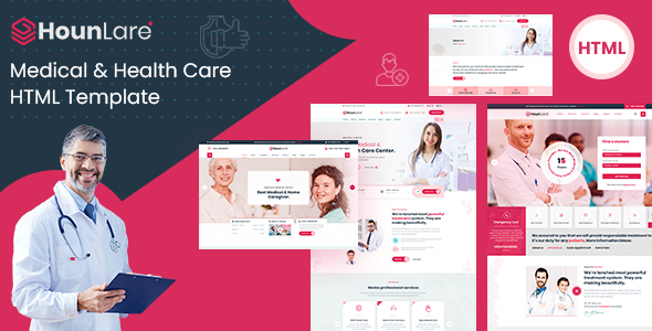 HounLare - Medical & Health Care Services HTML5 Template
