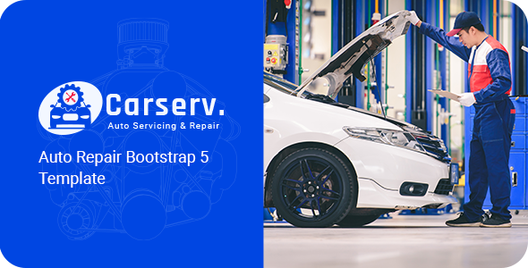 Carserv - Auto Repair Bootstrap 5 Template