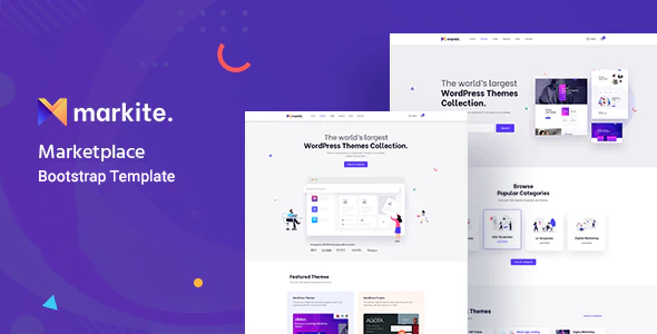 Markit - Digital Marketplace  HTML5 Template