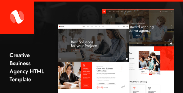 Sominx - Creative Business Agency HTML Template