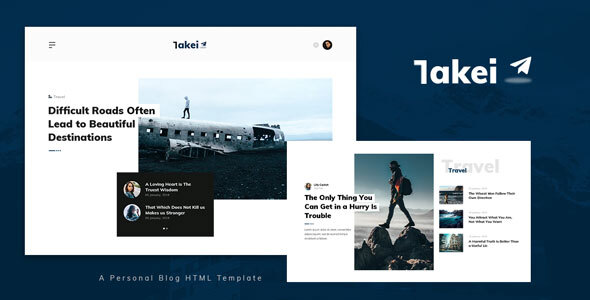 Takei - Blog and Magazine HTML Template