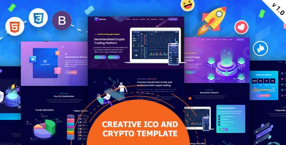 Tokyland - ICO and Crypto Bootstrap Template
