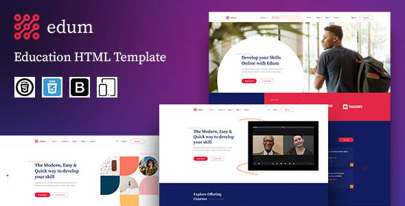Edum - Education LMS HTML Template