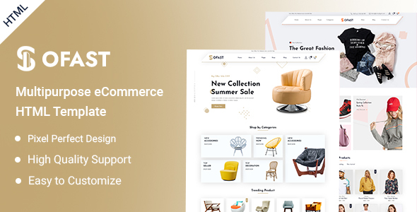 Sofast - Multipurpose eCommerce HTML Template