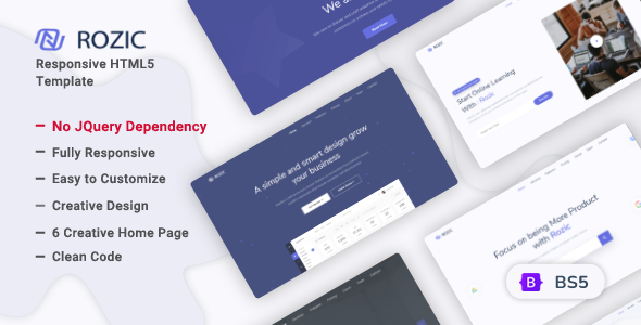 Rozic - Creative HTML5 Template
