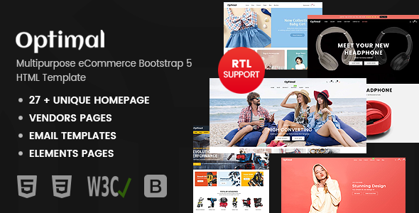 Optimal - eCommerce HTML Template