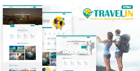 Travelin - Travel Tour Booking HTML Templates