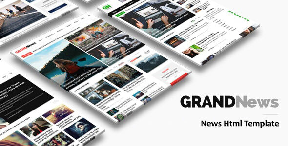 Grand News | Magazine Newspaper HTML