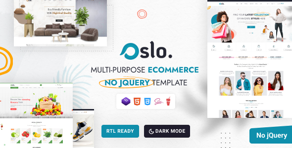 Oslo – Multi-Purpose Responsive Ecommerce HTML Theme