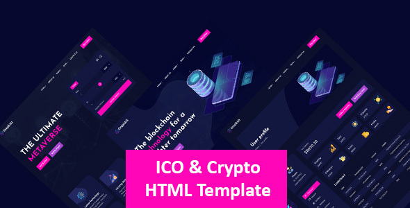 Graphbit - ICO  & Crypto Bootstrap HTML Template