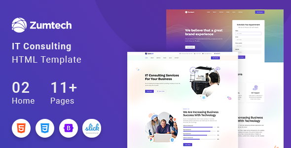 Zumtech IT Solutions & Technology HTML Template